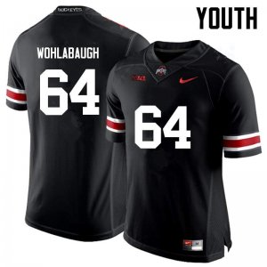 Youth Ohio State Buckeyes #64 Jack Wohlabaugh Black Nike NCAA College Football Jersey Super Deals YVB0044PI
